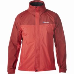 Berghaus Mens Light Hike Hydroshell Jacket Extrem Red/Dahlia